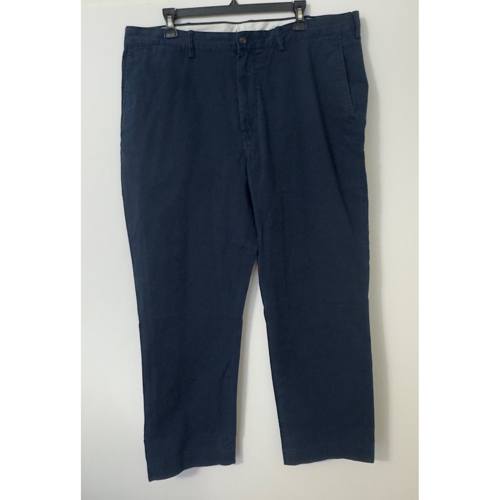 Polo Ralph Lauren Chino Pants Mens 38x30 Navy Blue Classic Fit Cotton Preppy